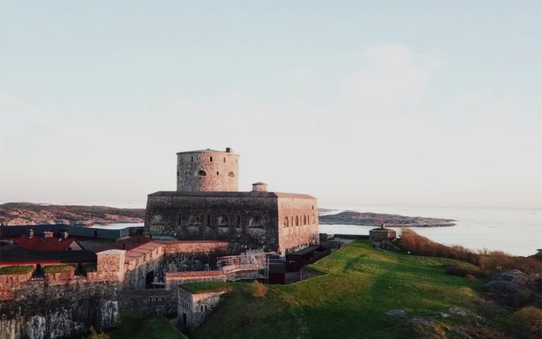 Marstrand fästning i Bohusläns skärgård